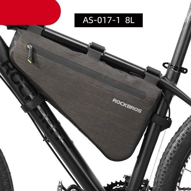 Cycling Bicycle Bags Top Tube Front Frame Bag Waterproof Road  Dirt-resistant Bike Accessories Bags  Bike Frame Bag Waterproof Bike Elegant Design Bag Bicycle Under Top Tube Bag Corner Pouch Storage Bag For Cycling Accessories Stevvex