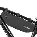 Cycling Bicycle Bags Top Tube Front Frame Bag Waterproof Road  Dirt-resistant Bike Accessories Bags  Bike Frame Bag Waterproof Bike Elegant Design Bag Bicycle Under Top Tube Bag Corner Pouch Storage Bag For Cycling Accessories Stevvex