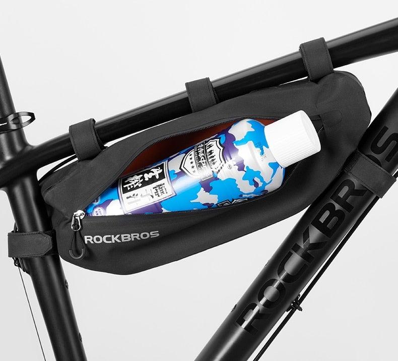 Cycling Bicycle Bags Top Tube Front Frame Bag Waterproof Road  Dirt-resistant Bike Accessories Bags  Bike Frame Bag Waterproof Bike Elegant Design Bag Bicycle Under Top Tube Bag Corner Pouch Storage Bag For Cycling Accessories Stevvex