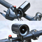 Cycling Bike Road Bicycle Loud Electronic Horn Bell Ring Alarm 6 Sounds Siren Bike Horn Electric Bicycle Bell Bike Horn Super Loud Bicycle Electronic Bell Handlebar Ring Alarm Bell Bicycle Horn For Mountain Road Bikes Stevvex
