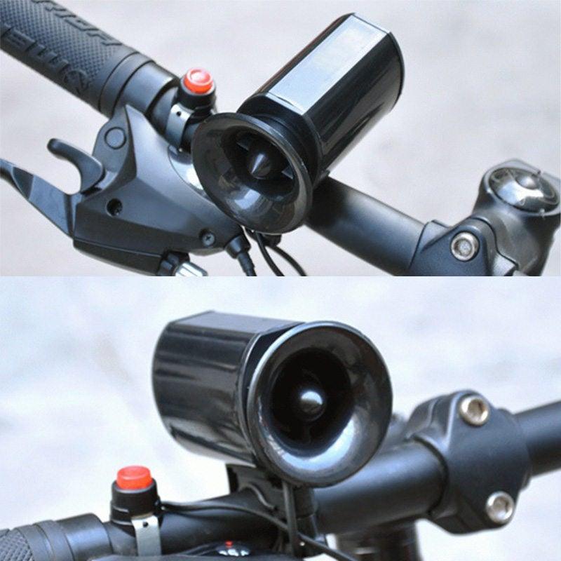 Cycling Bike Road Bicycle Loud Electronic Horn Bell Ring Alarm 6 Sounds Siren Bike Horn Electric Bicycle Bell Bike Horn Super Loud Bicycle Electronic Bell Handlebar Ring Alarm Bell Bicycle Horn For Mountain Road Bikes Stevvex