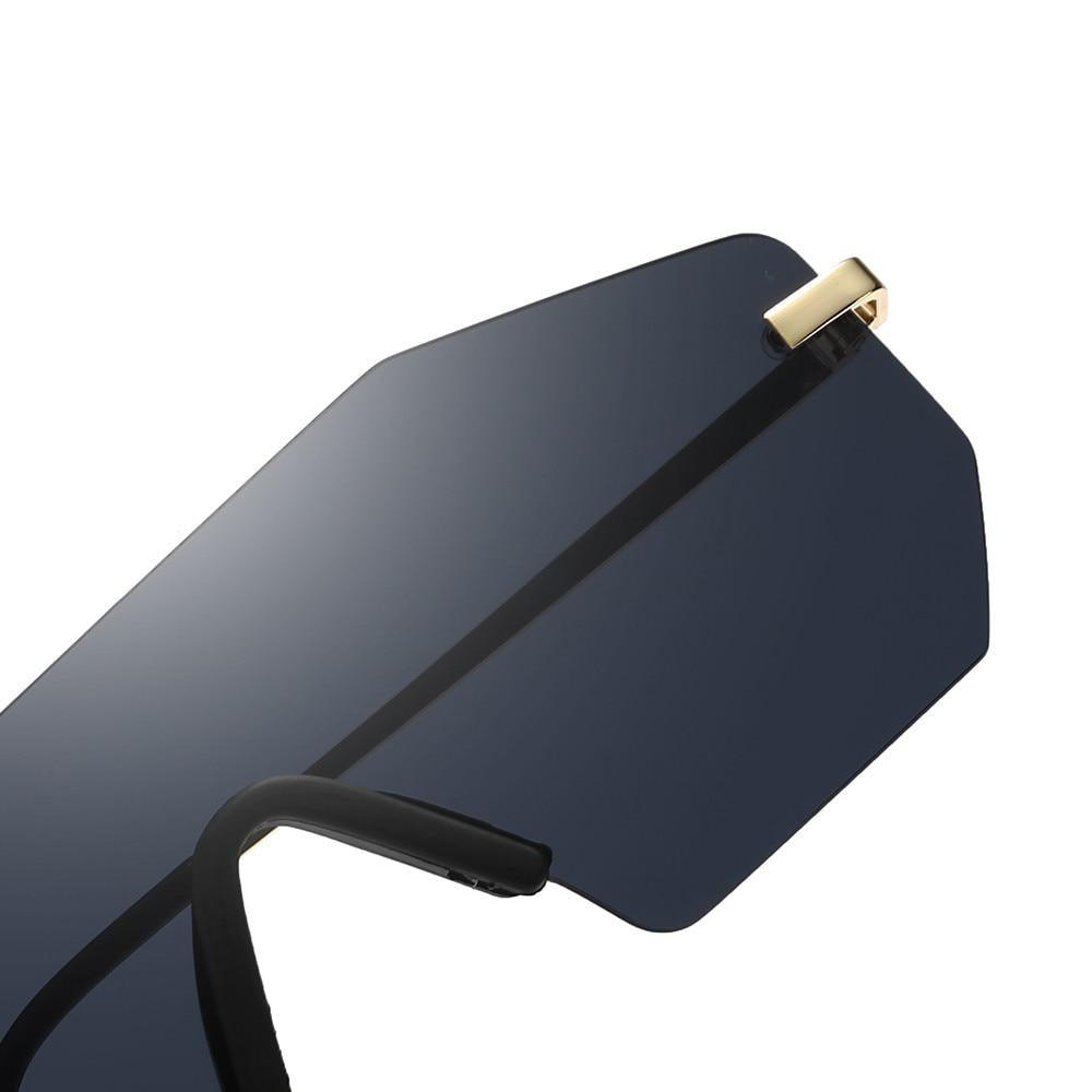 Cycling Glasseses Sports Sunglasses UV400 Protection Baseball Fishing Ski Running Go Unisex Polarized Rectangle Shape Sunglasses For Men & Women Retro Shape Mirror Frameless Glasses Stevvex