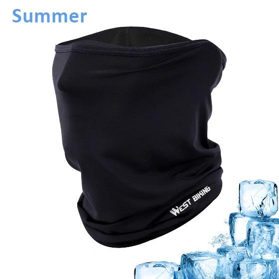 Cycling Headwear Winter Men Anti-sweat Breathable Cycling Face Cover Running Bicycle Bandana Sports Scarf Headband Neck Gaiter Face Mask Scarf Dust Sun Protection Cool Lightweight Windproof Breathable Fishing Hiking Running Cycling Stevvex