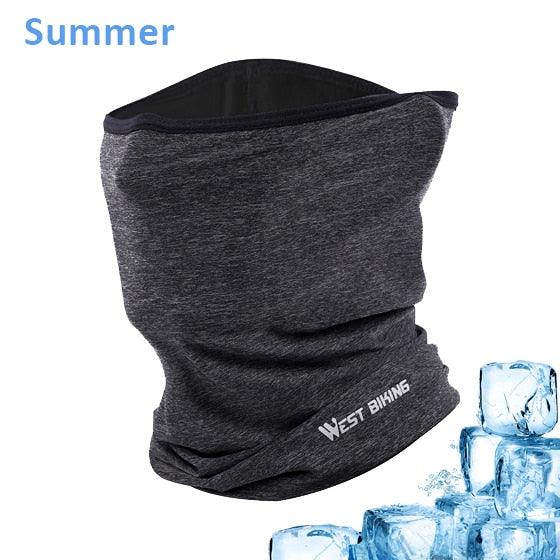 Cycling Headwear Winter Men Anti-sweat Breathable Cycling Face Cover Running Bicycle Bandana Sports Scarf Headband Neck Gaiter Face Mask Scarf Dust Sun Protection Cool Lightweight Windproof Breathable Fishing Hiking Running Cycling Stevvex