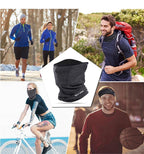 Cycling Headwear Winter Men Anti-sweat Breathable Cycling Face Cover Running Bicycle Bandana Sports Scarf Headband Neck Gaiter Face Mask Scarf Dust Sun Protection Cool Lightweight Windproof Breathable Fishing Hiking Running Cycling Stevvex