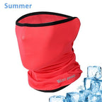 Cycling Headwear Winter Men Anti-sweat Breathable Cycling Face Cover Running Bicycle Bandana Sports Scarf Headband Neck Gaiter Face Mask Scarf Dust Sun Protection Cool Lightweight Windproof Breathable Fishing Hiking Running Cycling Stevvex