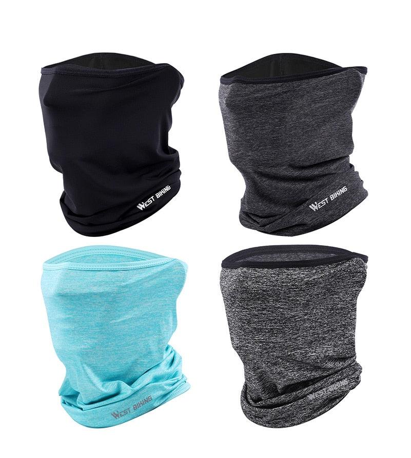 Cycling Headwear Winter Men Anti-sweat Breathable Cycling Face Cover Running Bicycle Bandana Sports Scarf Headband Neck Gaiter Face Mask Scarf Dust Sun Protection Cool Lightweight Windproof Breathable Fishing Hiking Running Cycling Stevvex