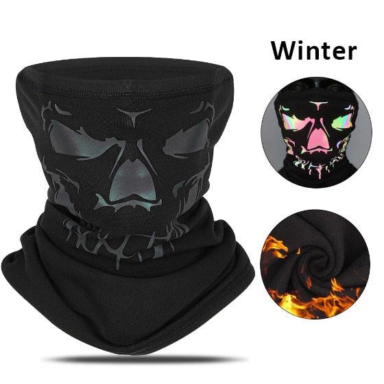 Cycling Headwear Winter Men Anti-sweat Breathable Cycling Face Cover Running Bicycle Bandana Sports Scarf Headband Neck Gaiter Face Mask Scarf Dust Sun Protection Cool Lightweight Windproof Breathable Fishing Hiking Running Cycling Stevvex