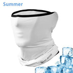 Cycling Headwear Winter Men Anti-sweat Breathable Cycling Face Cover Running Bicycle Bandana Sports Scarf Headband Neck Gaiter Face Mask Scarf Dust Sun Protection Cool Lightweight Windproof Breathable Fishing Hiking Running Cycling Stevvex