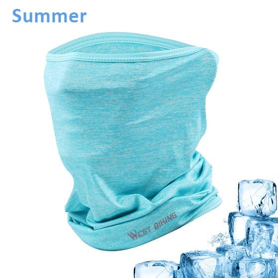 Cycling Headwear Winter Men Anti-sweat Breathable Cycling Face Cover Running Bicycle Bandana Sports Scarf Headband Neck Gaiter Face Mask Scarf Dust Sun Protection Cool Lightweight Windproof Breathable Fishing Hiking Running Cycling Stevvex