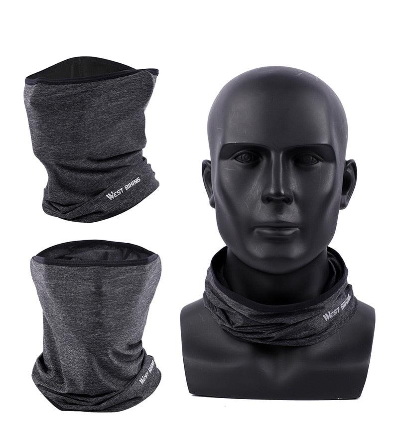 Cycling Headwear Winter Men Anti-sweat Breathable Cycling Face Cover Running Bicycle Bandana Sports Scarf Headband Neck Gaiter Face Mask Scarf Dust Sun Protection Cool Lightweight Windproof Breathable Fishing Hiking Running Cycling Stevvex