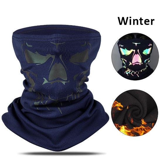 Cycling Headwear Winter Men Anti-sweat Breathable Cycling Face Cover Running Bicycle Bandana Sports Scarf Headband Neck Gaiter Face Mask Scarf Dust Sun Protection Cool Lightweight Windproof Breathable Fishing Hiking Running Cycling Stevvex