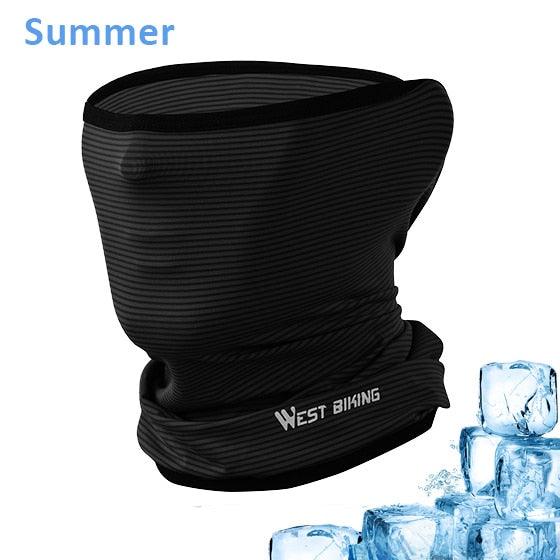 Cycling Headwear Winter Men Anti-sweat Breathable Cycling Face Cover Running Bicycle Bandana Sports Scarf Headband Neck Gaiter Face Mask Scarf Dust Sun Protection Cool Lightweight Windproof Breathable Fishing Hiking Running Cycling Stevvex