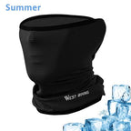Cycling Headwear Winter Men Anti-sweat Breathable Cycling Face Cover Running Bicycle Bandana Sports Scarf Headband Neck Gaiter Face Mask Scarf Dust Sun Protection Cool Lightweight Windproof Breathable Fishing Hiking Running Cycling Stevvex