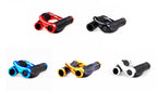 Cycling Lockable Handle Bar Grip Anti Skip Road Bike Handlebar Bicycle Grip Aluminum Alloy Mountain Bike Handlebar Grips Ergonomic Design Aluminum Double Lock-on Mountain Bike Grips Foldable Urban Bicycles Grips Scooter Grips Stevvex