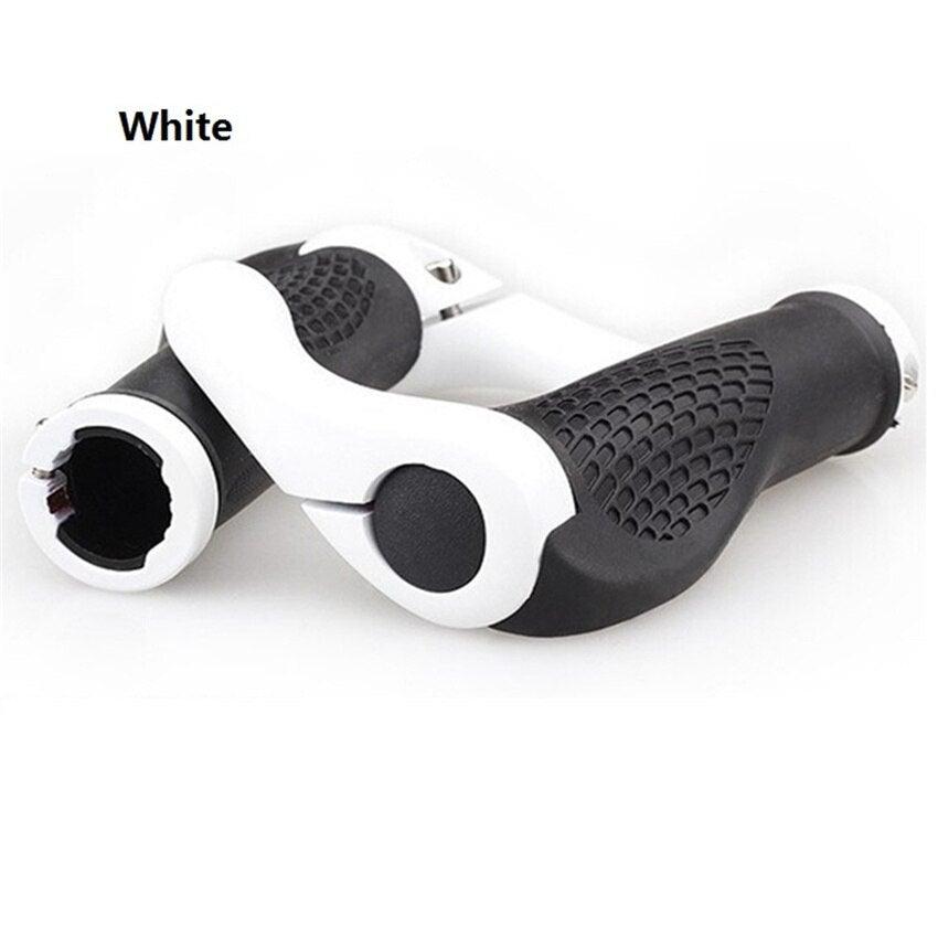 Cycling Lockable Handle Bar Grip Anti Skip Road Bike Handlebar Bicycle Grip Aluminum Alloy Mountain Bike Handlebar Grips Ergonomic Design Aluminum Double Lock-on Mountain Bike Grips Foldable Urban Bicycles Grips Scooter Grips Stevvex