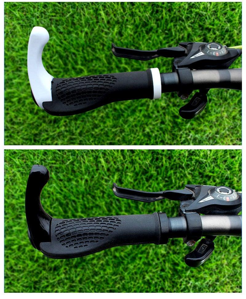 Cycling Lockable Handle Bar Grip Anti Skip Road Bike Handlebar Bicycle Grip Aluminum Alloy Mountain Bike Handlebar Grips Ergonomic Design Aluminum Double Lock-on Mountain Bike Grips Foldable Urban Bicycles Grips Scooter Grips Stevvex