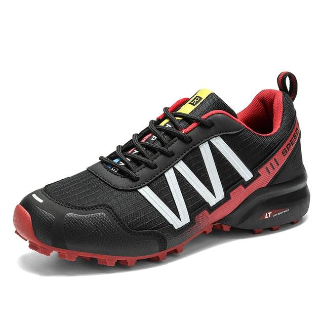 Cycling Mens Waterproof Outdoor Hiking Sneakers Men's Trail Running Shoes Fashion Hiking Sneakers For Men Tennis Cross Training Shoe Mens Casual Outdoor Walking Workout Footwear Stevvex