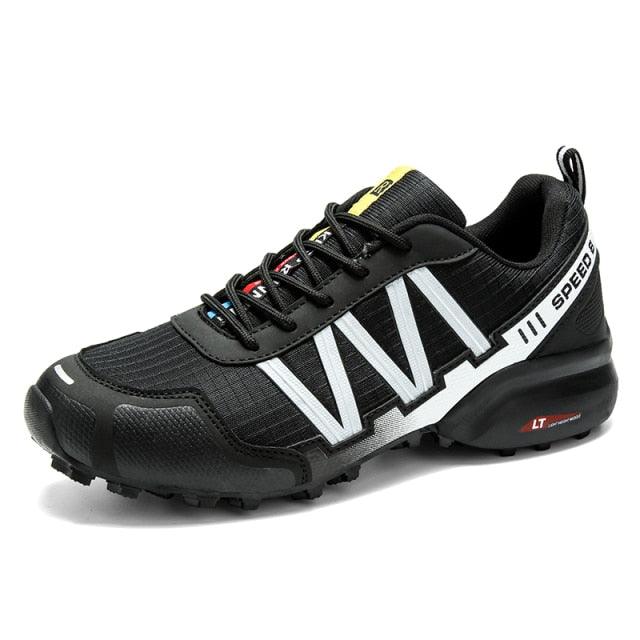 Cycling Mens Waterproof Outdoor Hiking Sneakers Men's Trail Running Shoes Fashion Hiking Sneakers For Men Tennis Cross Training Shoe Mens Casual Outdoor Walking Workout Footwear Stevvex