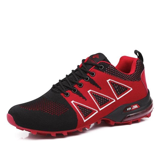 Cycling Mens Waterproof Outdoor Hiking Sneakers Men's Trail Running Shoes Fashion Hiking Sneakers For Men Tennis Cross Training Shoe Mens Casual Outdoor Walking Workout Footwear Stevvex