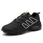 Cycling Mens Waterproof Outdoor Hiking Sneakers Men's Trail Running Shoes Fashion Hiking Sneakers For Men Tennis Cross Training Shoe Mens Casual Outdoor Walking Workout Footwear Stevvex