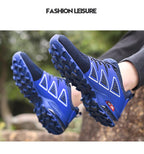 Cycling Mens Waterproof Outdoor Hiking Sneakers Men's Trail Running Shoes Fashion Hiking Sneakers For Men Tennis Cross Training Shoe Mens Casual Outdoor Walking Workout Footwear Stevvex