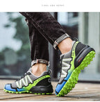 Cycling Mens Waterproof Outdoor Hiking Sneakers Men's Trail Running Shoes Fashion Hiking Sneakers For Men Tennis Cross Training Shoe Mens Casual Outdoor Walking Workout Footwear Stevvex