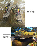 Cycling Mens Waterproof Outdoor Hiking Sneakers Men's Trail Running Shoes Fashion Hiking Sneakers For Men Tennis Cross Training Shoe Mens Casual Outdoor Walking Workout Footwear Stevvex