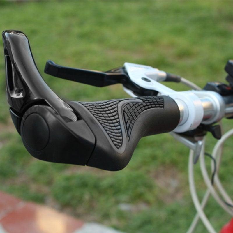 Cycling Mountain Bike Grips Handlebar Grips Handle Bar Grip End Lock On Ergonomic Bicycle Handle Bar Ergonomics Non-Slip Mountain Bike Handlebar Comfortable And Shock Absorption Stevvex