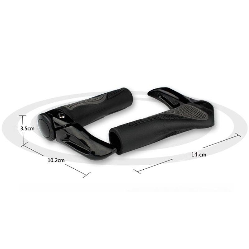 Cycling Mountain Bike Grips Handlebar Grips Handle Bar Grip End Lock On Ergonomic Bicycle Handle Bar Ergonomics Non-Slip Mountain Bike Handlebar Comfortable And Shock Absorption Stevvex