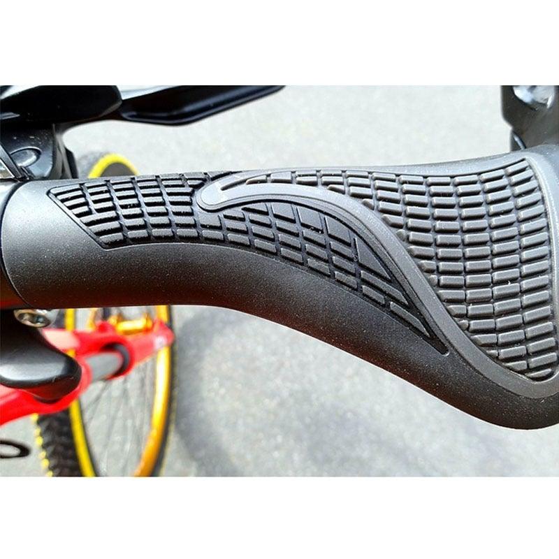 Cycling Mountain Bike Grips Handlebar Grips Handle Bar Grip End Lock On Ergonomic Bicycle Handle Bar Ergonomics Non-Slip Mountain Bike Handlebar Comfortable And Shock Absorption Stevvex