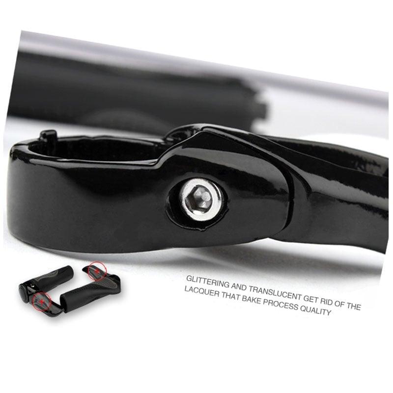 Cycling Mountain Bike Grips Handlebar Grips Handle Bar Grip End Lock On Ergonomic Bicycle Handle Bar Ergonomics Non-Slip Mountain Bike Handlebar Comfortable And Shock Absorption Stevvex