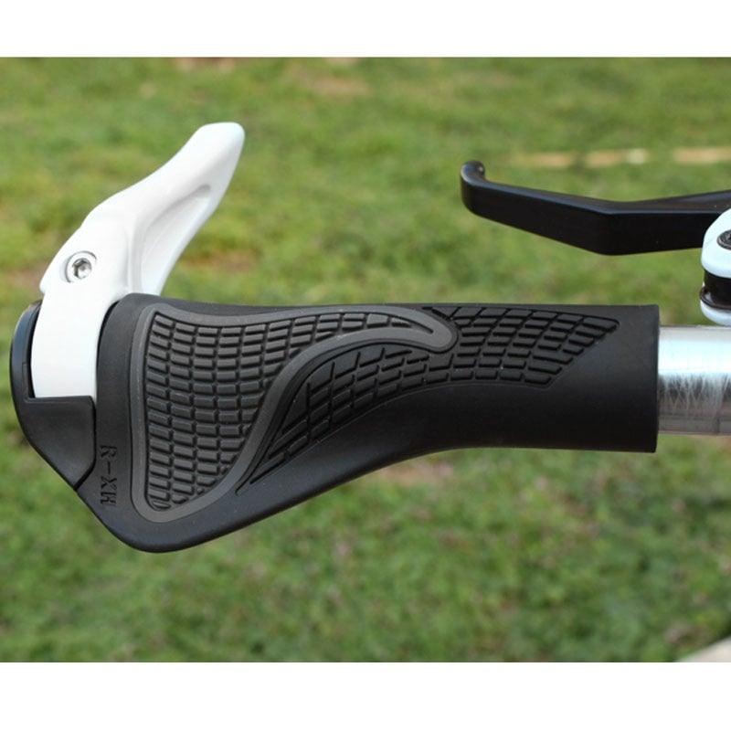 Cycling Mountain Bike Grips Handlebar Grips Handle Bar Grip End Lock On Ergonomic Bicycle Handle Bar Ergonomics Non-Slip Mountain Bike Handlebar Comfortable And Shock Absorption Stevvex