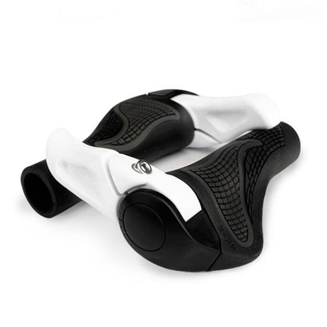 Cycling Mountain Bike Grips Handlebar Grips Handle Bar Grip End Lock On Ergonomic Bicycle Handle Bar Ergonomics Non-Slip Mountain Bike Handlebar Comfortable And Shock Absorption Stevvex