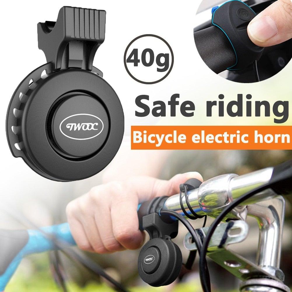 Cycling Mountain Road Bike Electronic Horn USB Rechargeable Electric Scooter Bicycle Handlebar Sound Alarm Ring Bell Outdoor Mini Bicycle Horn 130 db Loud Handlebar Cycling Alarm Alert Ring For Mountain Bike Stevvex