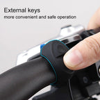 Cycling Mountain Road Bike Electronic Horn USB Rechargeable Electric Scooter Bicycle Handlebar Sound Alarm Ring Bell Outdoor Mini Bicycle Horn 130 db Loud Handlebar Cycling Alarm Alert Ring For Mountain Bike Stevvex