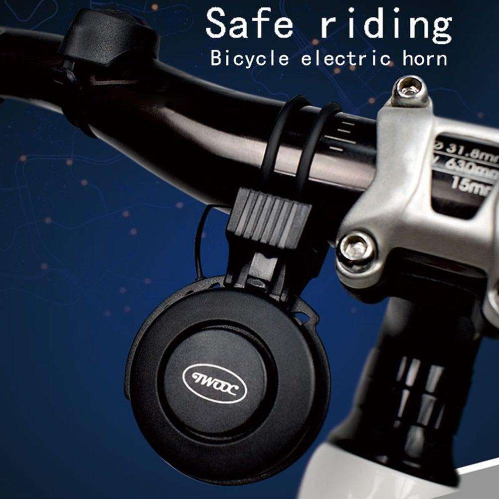 Cycling Mountain Road Bike Electronic Horn USB Rechargeable Electric Scooter Bicycle Handlebar Sound Alarm Ring Bell Outdoor Mini Bicycle Horn 130 db Loud Handlebar Cycling Alarm Alert Ring For Mountain Bike Stevvex