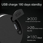 Cycling Mountain Road Bike Electronic Horn USB Rechargeable Electric Scooter Bicycle Handlebar Sound Alarm Ring Bell Outdoor Mini Bicycle Horn 130 db Loud Handlebar Cycling Alarm Alert Ring For Mountain Bike Stevvex