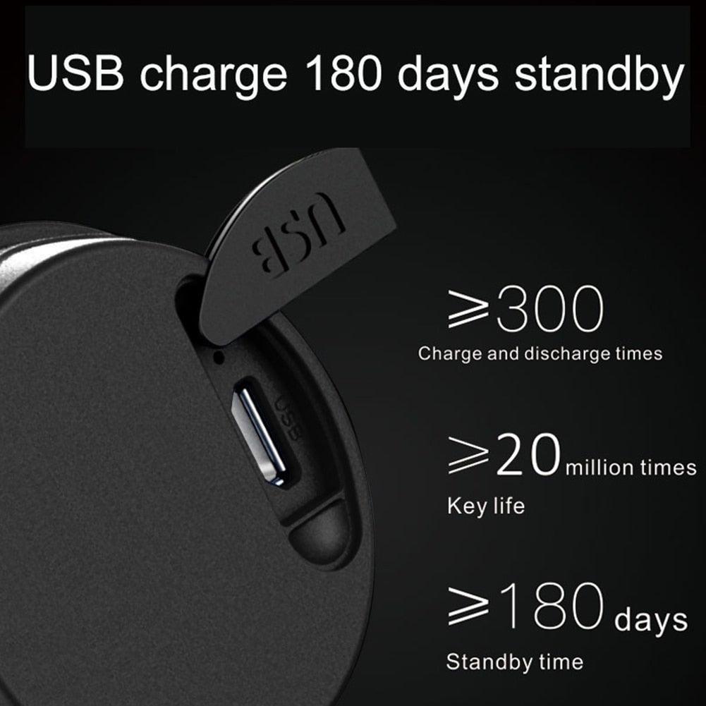 Cycling Mountain Road Bike Electronic Horn USB Rechargeable Electric Scooter Bicycle Handlebar Sound Alarm Ring Bell Outdoor Mini Bicycle Horn 130 db Loud Handlebar Cycling Alarm Alert Ring For Mountain Bike Stevvex