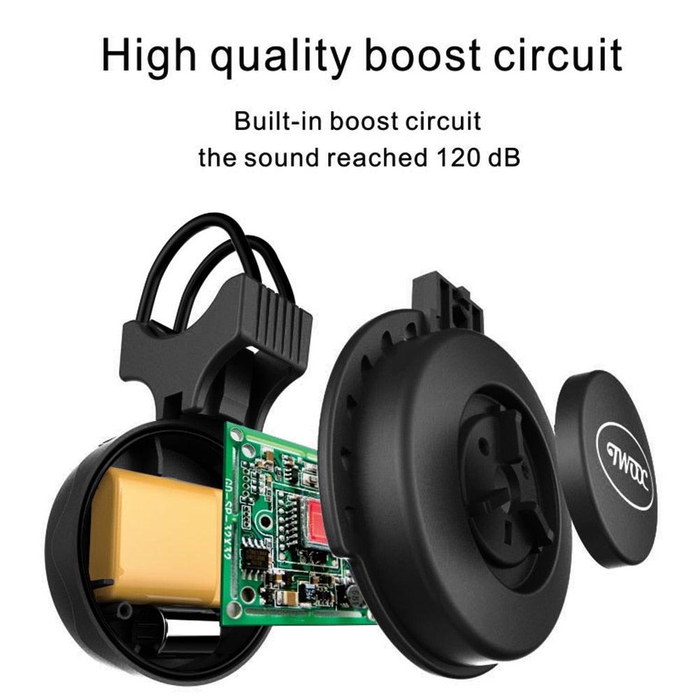 Cycling Mountain Road Bike Electronic Horn USB Rechargeable Electric Scooter Bicycle Handlebar Sound Alarm Ring Bell Outdoor Mini Bicycle Horn 130 db Loud Handlebar Cycling Alarm Alert Ring For Mountain Bike Stevvex