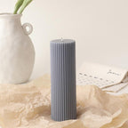 Cylinder DIY Soy Candle Home Decoration Handmade Scented Candles Aromatherapy Romantic Dinner Pillar Candles Clean Burning Dinner Candles for Wedding Home Décor Party Restaurant Spa Candles Stevvex