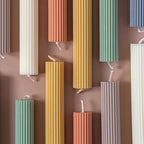 Cylinder DIY Soy Candle Home Decoration Handmade Scented Candles Aromatherapy Romantic Dinner Pillar Candles Clean Burning Dinner Candles for Wedding Home Décor Party Restaurant Spa Candles Stevvex