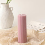 Cylinder DIY Soy Candle Home Decoration Handmade Scented Candles Aromatherapy Romantic Dinner Pillar Candles Clean Burning Dinner Candles for Wedding Home Décor Party Restaurant Spa Candles Stevvex