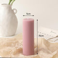 Cylinder DIY Soy Candle Home Decoration Handmade Scented Candles Aromatherapy Romantic Dinner Pillar Candles Clean Burning Dinner Candles for Wedding Home Décor Party Restaurant Spa Candles Stevvex