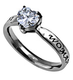 CZ Heart Ring KingdomWear