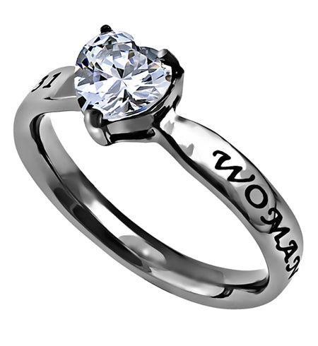 CZ Heart Ring KingdomWear