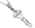 CZ Key Necklace KingdomWear