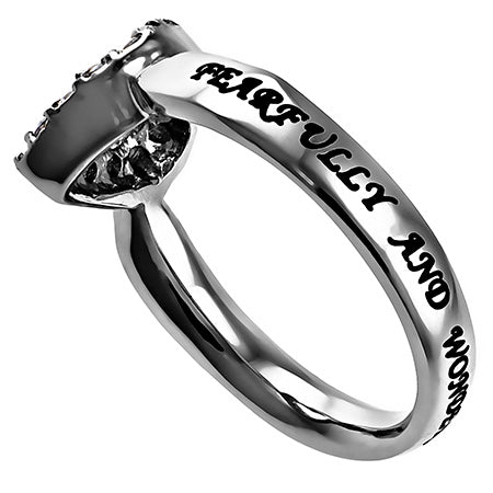 CZ Open Heart Ring KingdomWear