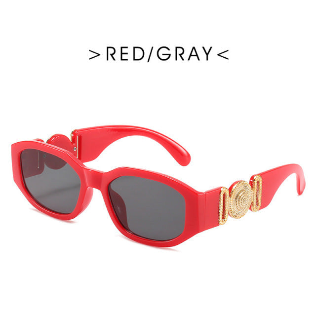 Retro Cutting Lens Gradient Square Sun Glasses UV400 - SJB-DIAMOND ELITES