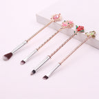 Beauty And The Beast Rose Makeup Brush Portable Makeup Tool Set Pi-Mart